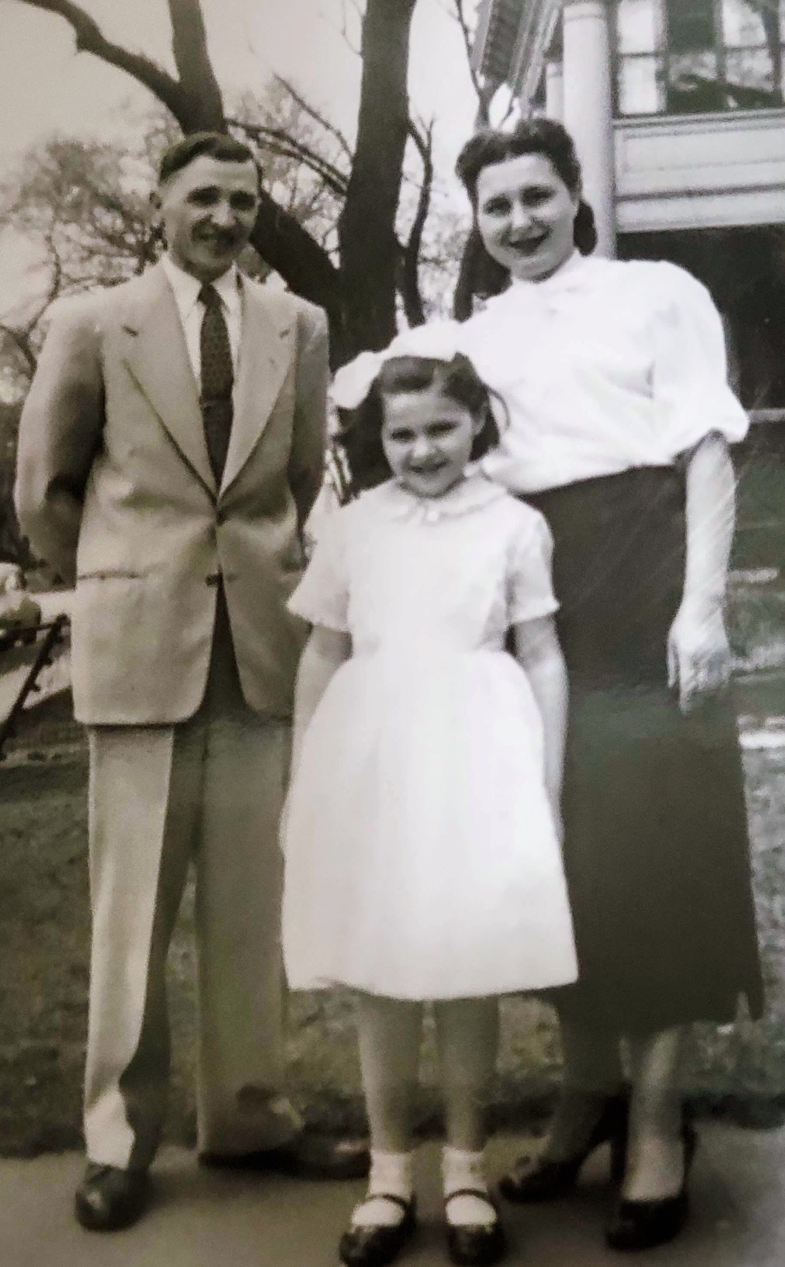 1953, Minneapolis: My grandfather Youry, my mother Lesya and my grandmother Maria